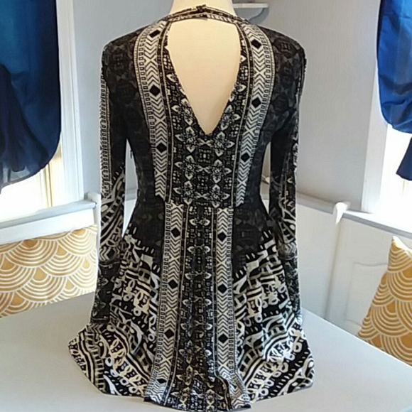 Free people Tegan border printed long sleeve mini dress - Picture 7 of 13